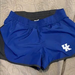 Blue Kentucky shorts, size medium